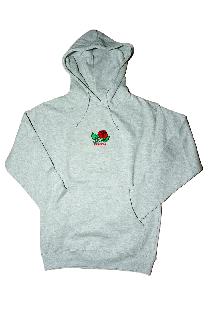 KEEPERS EMROIDERED ROSE HOODIE