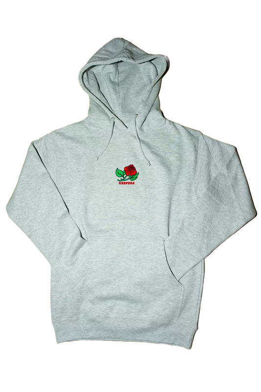 KEEPERS EMROIDERED ROSE HOODIE