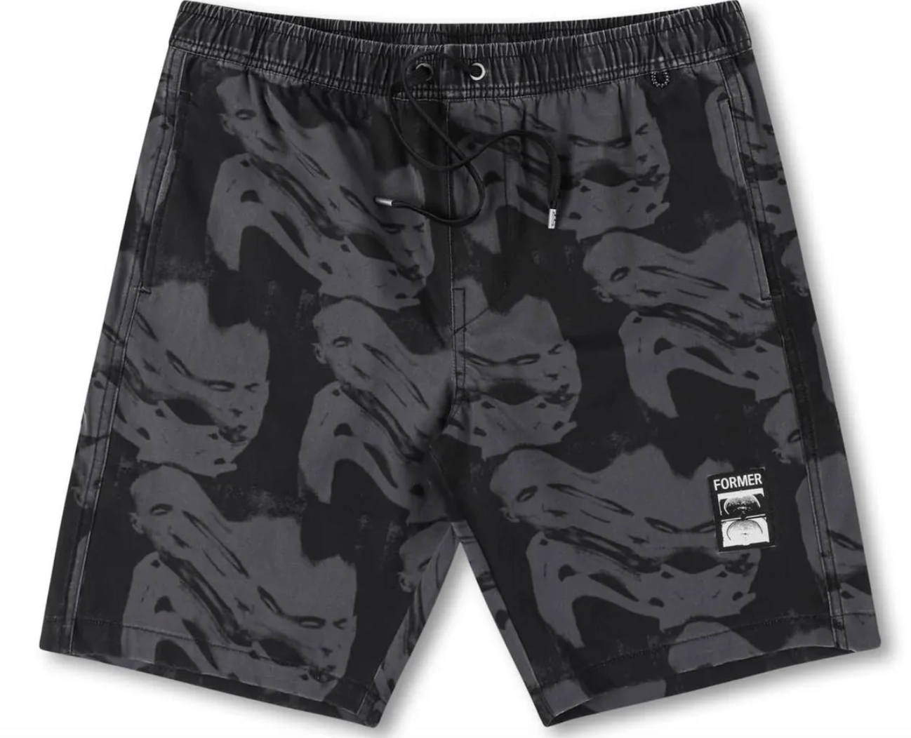 FORMER SWANS DISTORT SWIM TRUNK